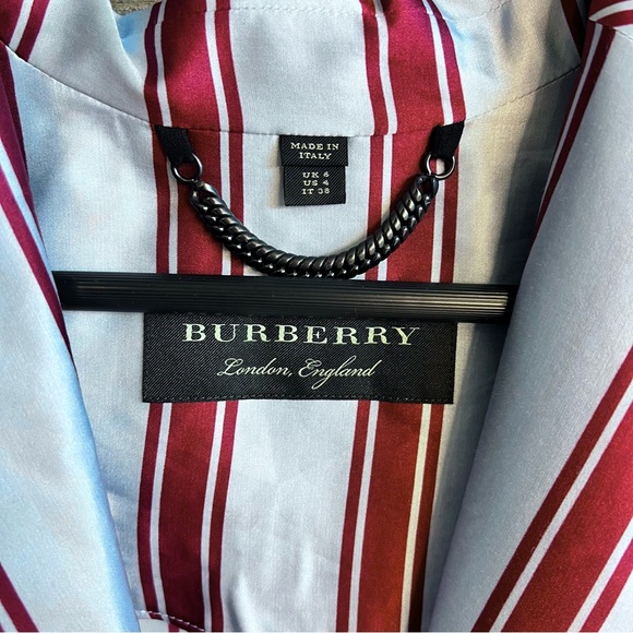 Authentic BURBERRY Striped Silk & Cotton Blazer, Runway (Fall 20166) - Picture 4 of 16